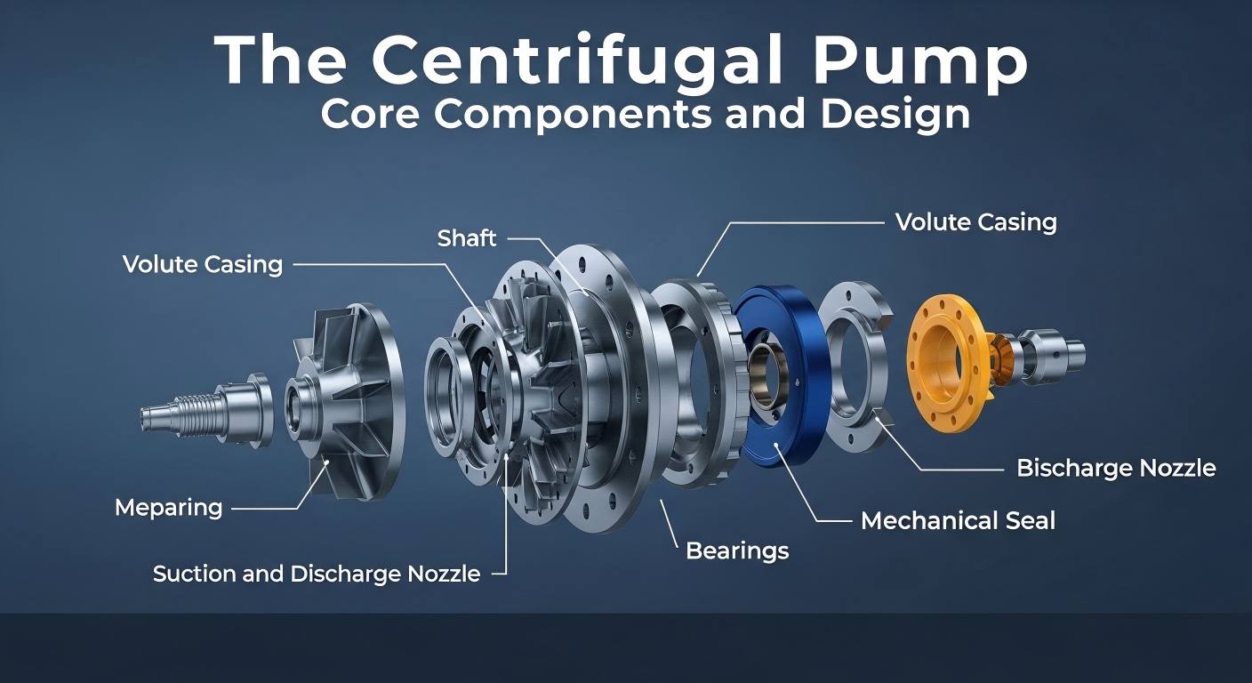 Centrifugal Pump Components Diagram